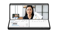 Un dispositivo plegable en modo 