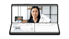 Un dispositivo plegable en modo &quot;business&quot;. (Fuente: Samsung)