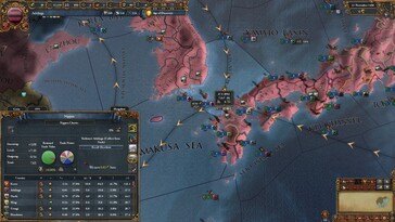 En la imagen: Una captura de pantalla de juego de Europa Universalis IV.