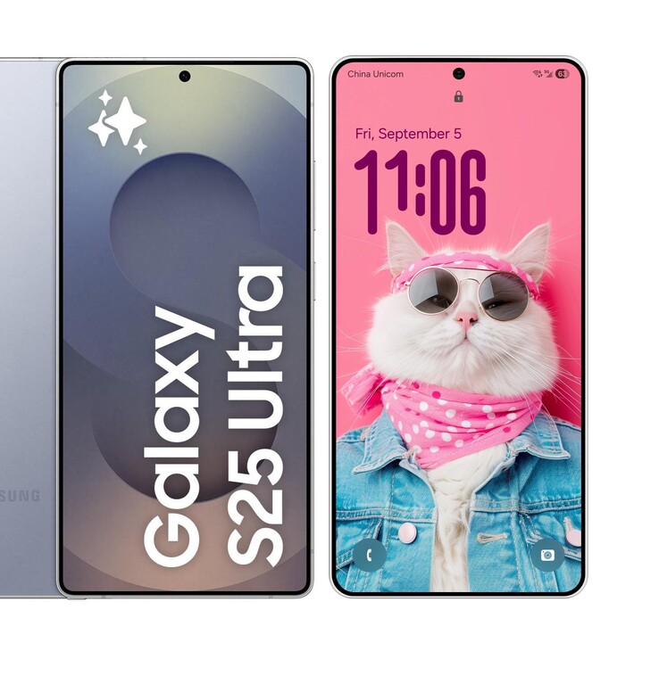 Galaxy Comparación del diseño de la S25 Ultra frente a la Galaxy S26 Ultra. (Fuente de la imagen: UniverseIce en X)