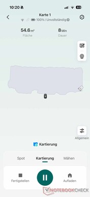 El mapa se va desplegando poco a poco.