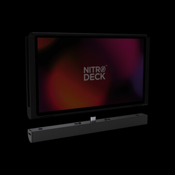 CRKD envía la Nitro Deck 2 con un adaptador heredado para la Switch original y la Switch OLED. (Fuente de la imagen: CRKD)