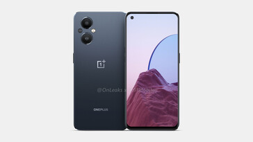 Se han filtrado renders del OnePlus Nord N20 5G con un diseño plano. (Fuente de la imagen: 91mobiles y OnLeaks)