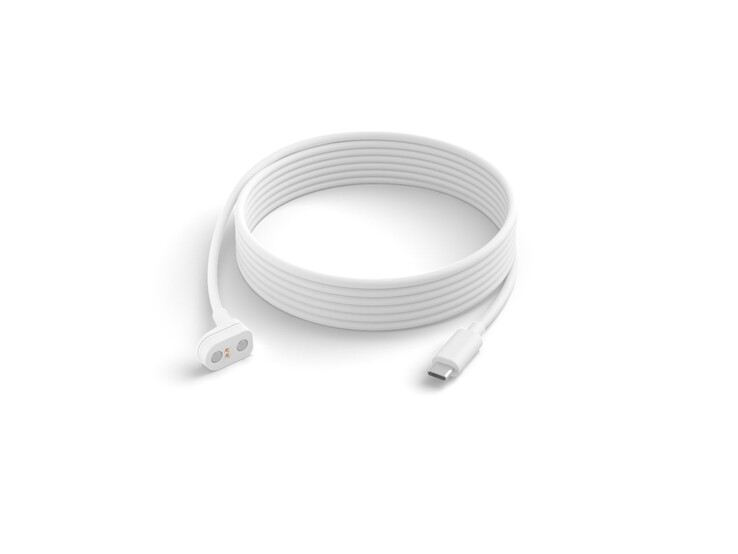 Un nuevo cable de alimentación USB-C Philips Hue Secure Camera. (Fuente de la imagen: Philips Hue)
