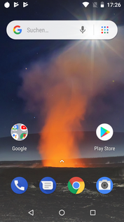 Pantalla de inicio Nokia 1