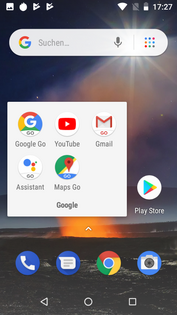 Aplicaciones de Google Go preinstaladas
