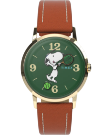 Peanuts x Timex Marlin Hand-Wound Snoopy Tennis TW2V88800, parte delantera