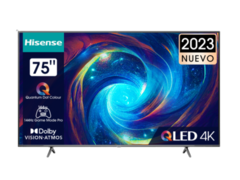 El televisor Hisense E7KQ PRO 4K tiene una frecuencia de refresco de 144 Hz para juegos. (Fuente de la imagen: Hisense)