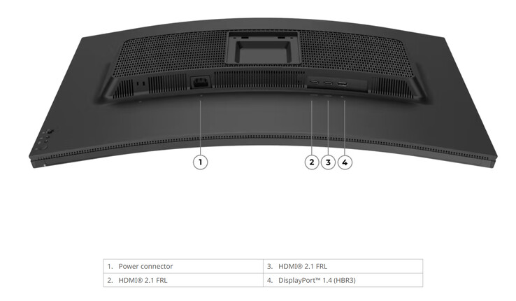 El Legion 32Q-2c también cuenta con un soporte ergonómico.