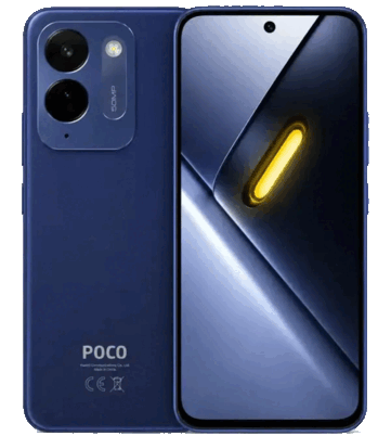 Poco C9 Pro en azul.