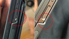 El Galaxy Z Fold 6 de 1700 dólares y posiblemente otros teléfonos Samsung tienen un problema con la pintura descascarillada. (Fuente de la imagen: u/Hungry_Low_3149, editado)