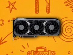 AMD no presentó ningún diseño de referencia de las RX 9070/9070 XT, sino que únicamente publicó una representación artística como la que se muestra aquí.