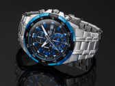 Dos relojes Casio Edifice EFR539D (EFR539D-1A2V en la imagen) han salido a la venta en Estados Unidos. (Fuente de la imagen: Casio)