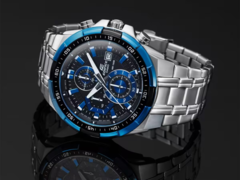 Dos relojes Casio Edifice EFR539D (EFR539D-1A2V en la imagen) han salido a la venta en Estados Unidos. (Fuente de la imagen: Casio)