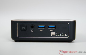 Sapphire Edge AI - Conectores en la parte frontal