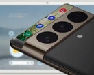 El Google Pixel 8 Pro (concepto hecho por un fan en la imagen) y el Pixel Tablet Pro deberían lanzarse en 2023. (Fuente de la imagen: Science and Knowledge &amp; Google - editado)