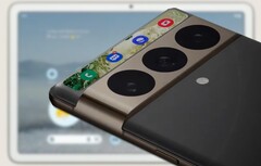 El Google Pixel 8 Pro (concepto hecho por un fan en la imagen) y el Pixel Tablet Pro deberían lanzarse en 2023. (Fuente de la imagen: Science and Knowledge &amp;amp; Google - editado)