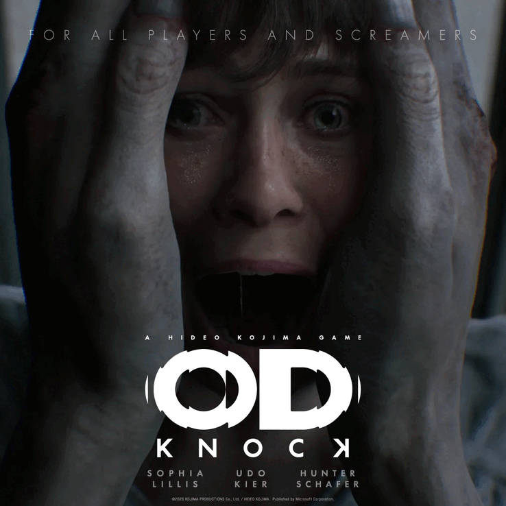 OD tiene un nuevo subtítulo: Knock en el teaser tráiler (Fuente de la imagen: Kojima Productions)