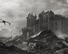 Una captura de pantalla del Departamento de Policía de Raccoon City en Resident Evil Requiem (fuente de la imagen: Capcom)