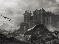 Una captura de pantalla del Departamento de Policía de Raccoon City en Resident Evil Requiem (fuente de la imagen: Capcom)