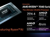 Algunos procesadores Ryzen 7040 Phoenix-HS incluirán un motor de IA AMD XDNA. (Fuente: AMD)