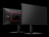 Monitores para juegos HyperX OMEN QD-OLED de 27 pulgadas mostrando el diseño frontal y trasero (Fuente de la imagen: HP)