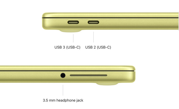 El MacBook Neo carece de MagSafe y se entrega con un adaptador de corriente de 20 W en EE. UU.