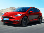Render de la escotilla del Tesla Model 2 (imagen: CarWow)