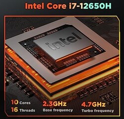 Intel Core i7-12650H (fuente: Nipogi)