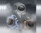 De izquierda a derecha (en la foto): Casio G-Shock GA-2100K-2A, GA-2100K-1A y GA-2100K-5A. (Fuente de la imagen: Casio - editado)