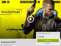 Cyberpunk 2077 en GOG Galaxy, la lista de logros parciales se filtra en línea (Fuente: Propio)