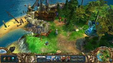 En la imagen: Una captura de pantalla del juego King’s Bounty: Crossworlds.