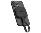 La NX-P4MG, compatible con MagSafe, cuesta unos 188 dólares en Japón. En la imagen: la unidad SSD portátil acoplada a un iPhone. (Fuente de la imagen: Nextorage)