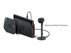 La cámara de la Nintendo Switch 2 se conecta mediante USB-C a la Nintendo Switch 2. (Fuente de la imagen: Nintendo)