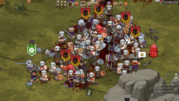 Una imagen que muestra una batalla entre dos ejércitos en Norland.