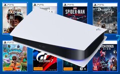 El SSD integrado de la PS5 puede llenarse rápidamente con títulos populares de la PS5 como Call of Duty y Demon's Souls. (Fuente de la imagen: Sony - editado)