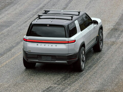 La parte trasera del Rivian R2.