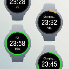 El tiempo se muestra durante la carga