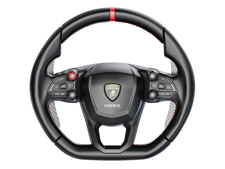 Volante réplica del Lamborghini Revuelto. (Fuente de la imagen: Moza)