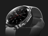 El OnePlus Watch 2 apenas se parece a su predecesor. (Fuente de la imagen: @OnLeaks & MySmartPrice)