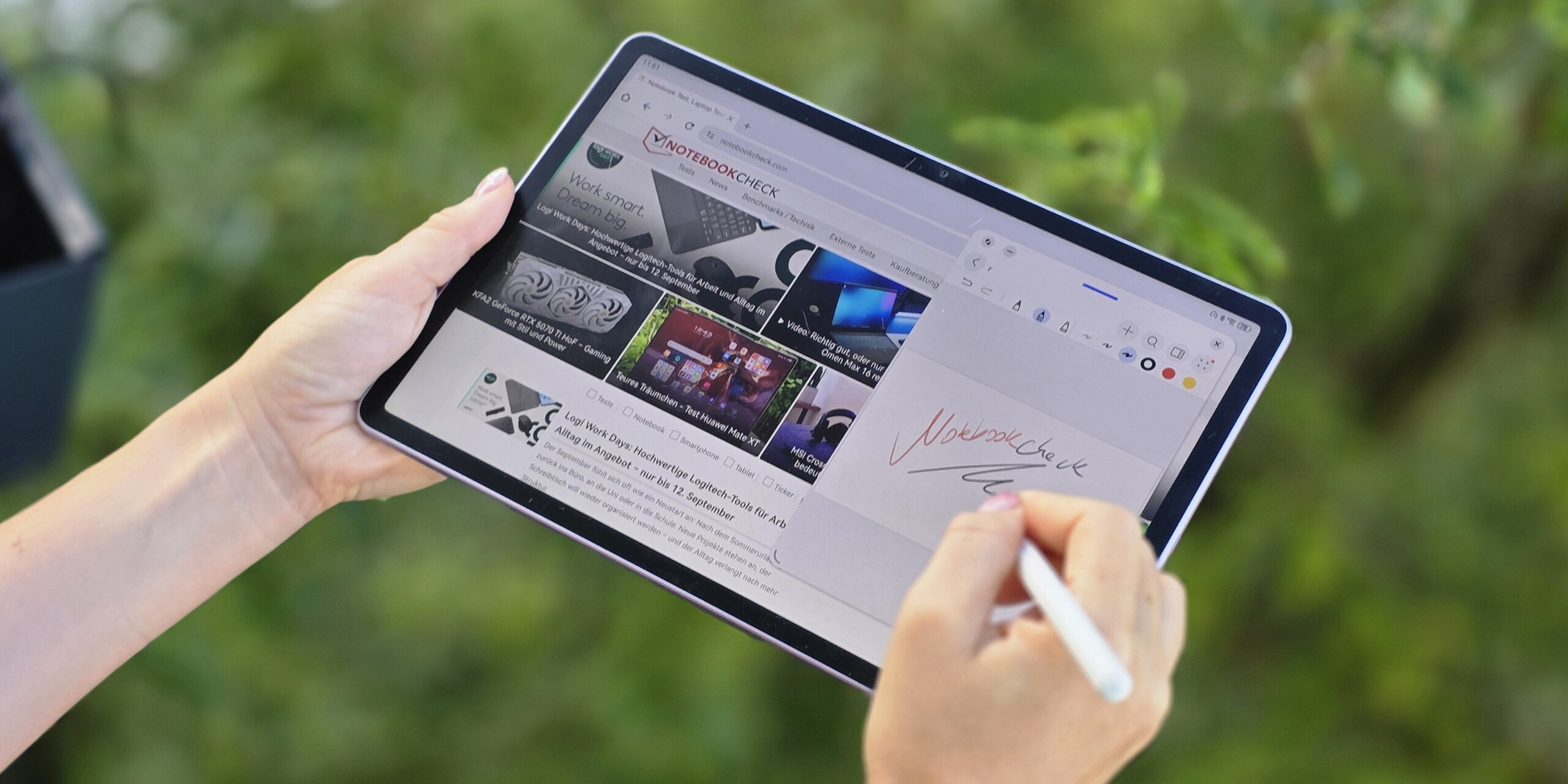 Reseña de la tableta Huawei MatePad 11.5 (2025) PaperMatte (Fuente de la imagen: Marcus Herbrich) 