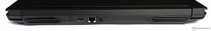 Atrás: 1x USB 3.2 Gen 2 (incluyendo DisplayPort 1.4), 1x HDMI 2.0, 1x Gigabit LAN, fuente de alimentación
