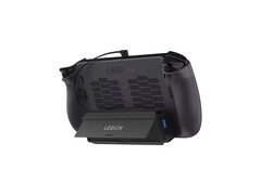 El banco de energía Lenovo Legion Go 65W 12800mAh tiene un pie de apoyo integrado. (Fuente de la imagen: Lenovo)