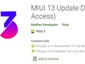 MIUI 13 Update Download (Early Access) (Fuente: Google Play)