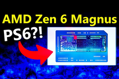 Una captura de pantalla de vídeo que muestra lo que podría ser una APU Zen 6 (fuente de la imagen: canal de YouTube Moore&#039;s Law Is Dead)