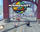 Un puente en Mario Kart World (Fuente de la imagen: Nintendo of America con modificaciones)