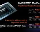 El Ryzen 7 7840HS ha sido evaluado online (imagen vía AMD)