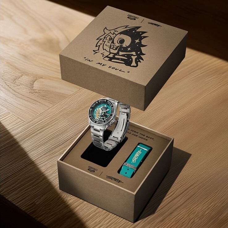 El reloj de colaboración Seiko 5 Sports x Poorboy SRPM17K. (Fuente de la imagen: Seiko vía Q-P Magazine)