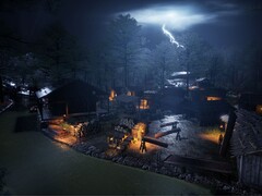 Una imagen que muestra un pueblo de la dinastía Sengoku.