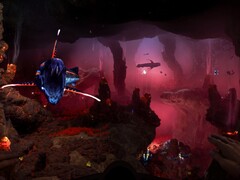 Una de las criaturas del próximo Subnautica 2. (Fuente de la imagen: Steam)